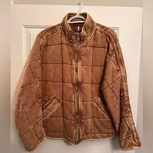Free People Dolman Quilted Jacket, XS